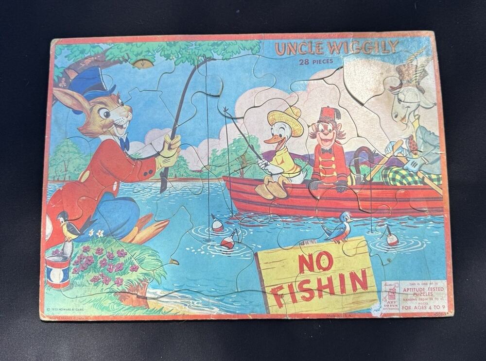 Uncle Wiggily 1955 Puzzle-Howard R Garis -View Photos!